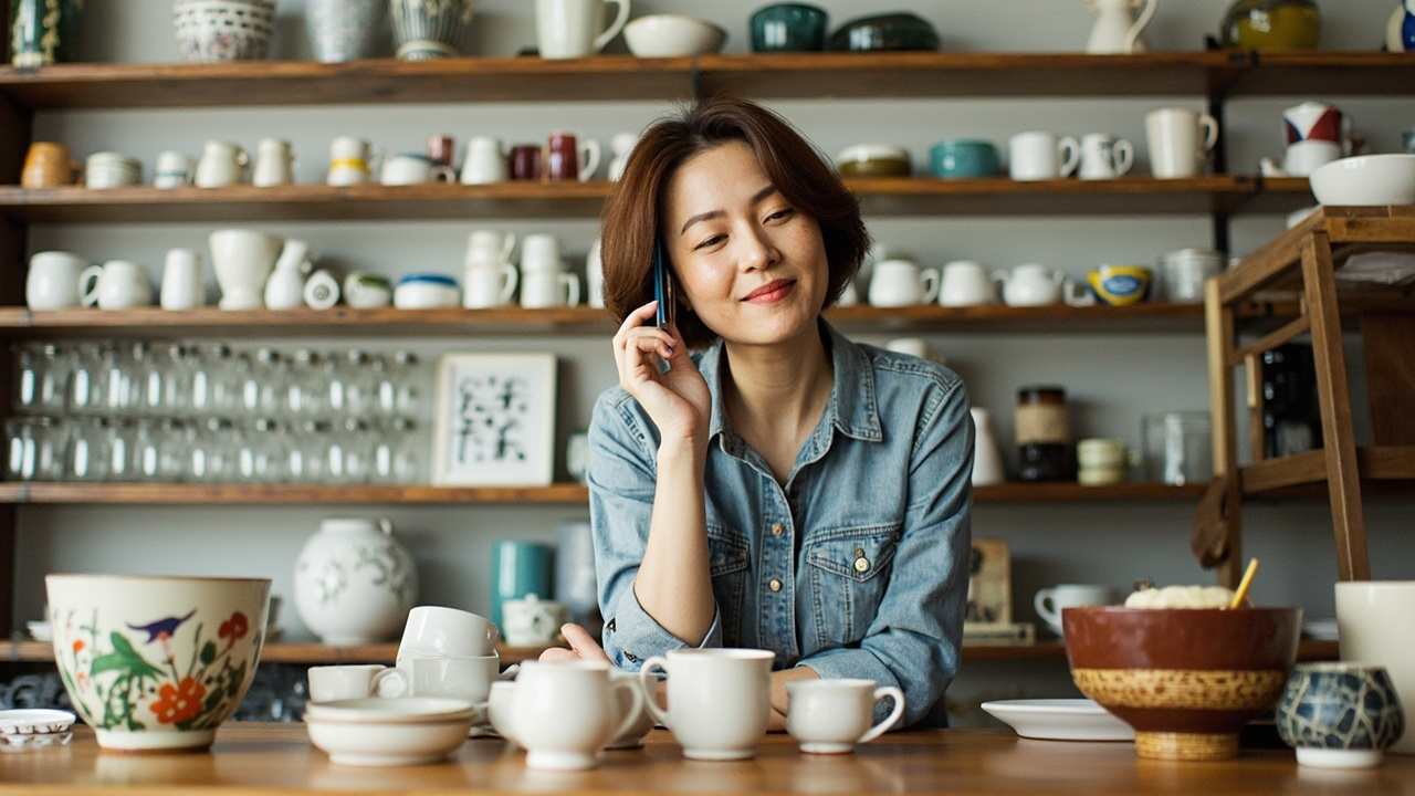 杯子展示的开放式层板